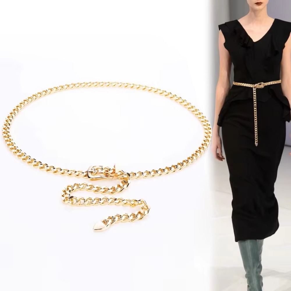 Women'S Jeans Accessories Chain - Simples cintos de corrente de metal