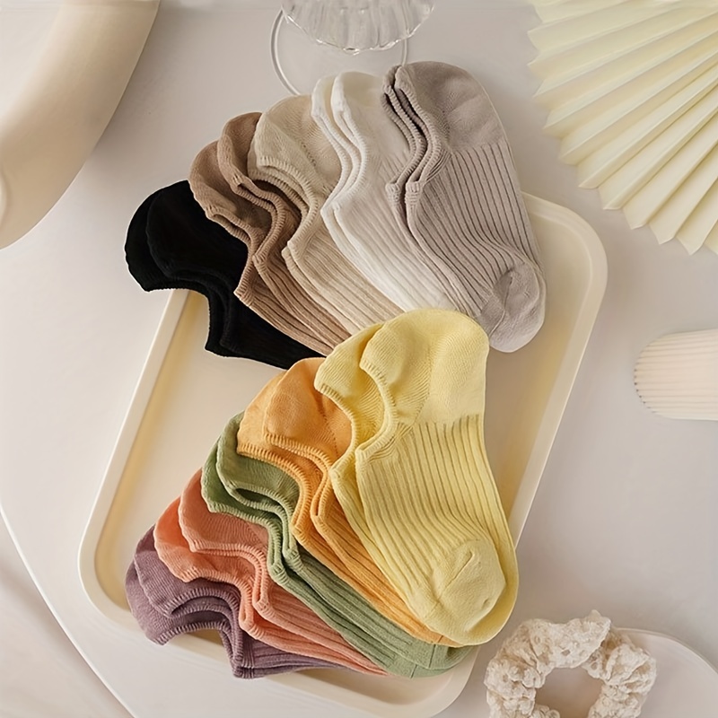 Women'S Ankle Accessories - 5 pares de meias curtas com