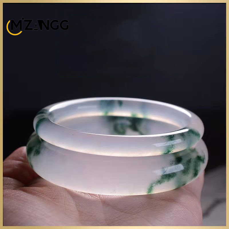 Women Accessories For Hand - Natural Verde Jadeite Bangle Jade Bracelet