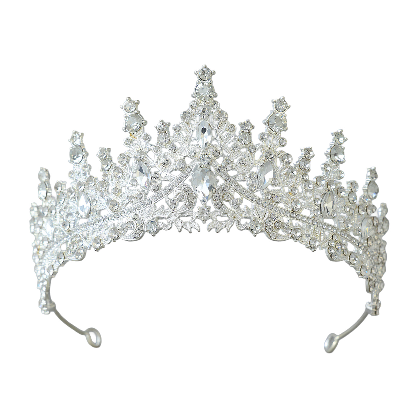 Women'S Accessories Jewelry - Coroa de Noiva com Strass Brilhantes
