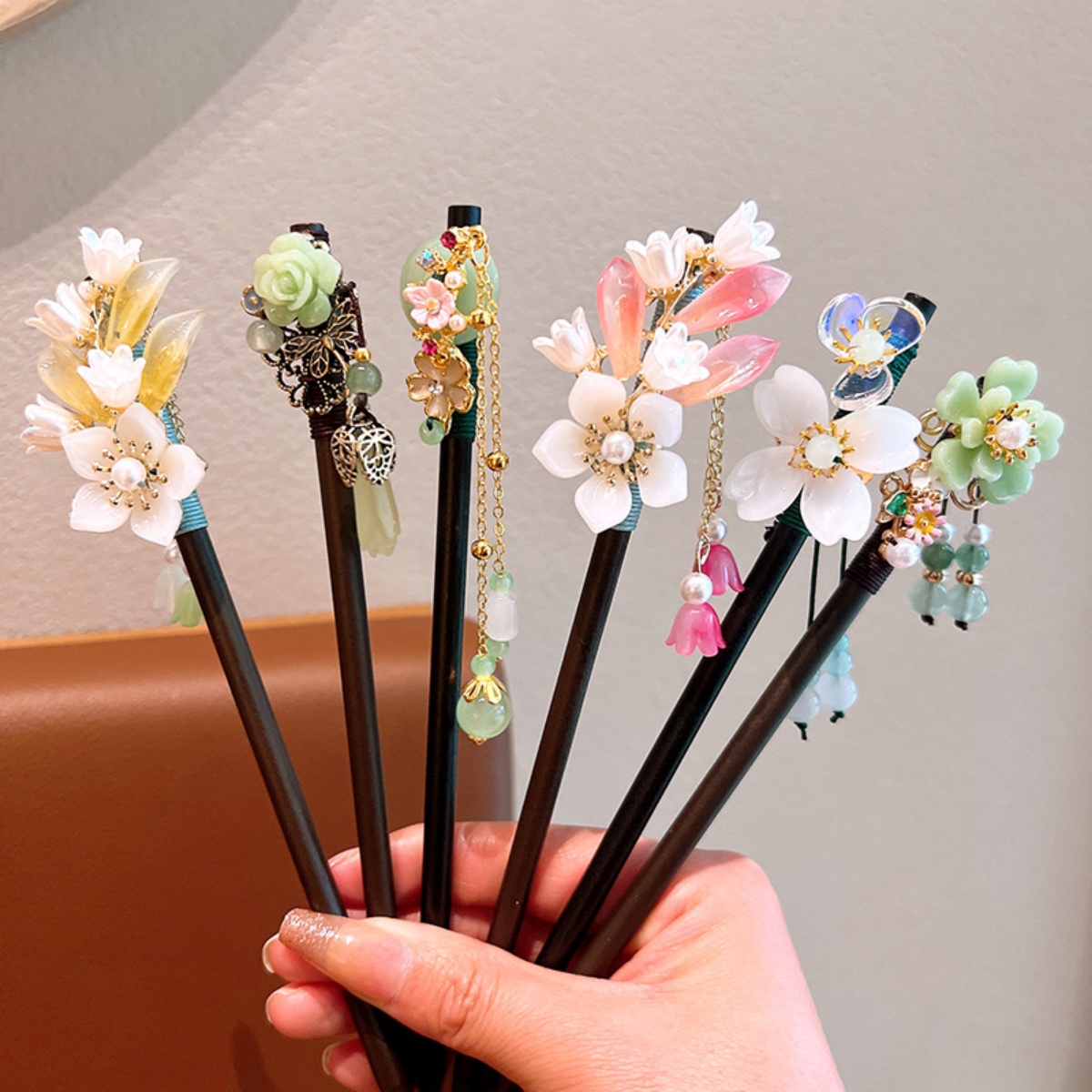 Women Accessories For Hand - Grampo de cabelo de madeira com