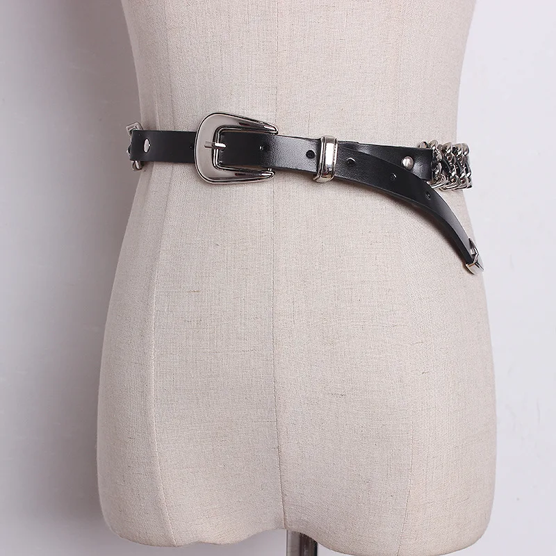 Mulheres Hip Hop Cinto De Meta - Women'S Jeans Accessories Chain avaliação e preço