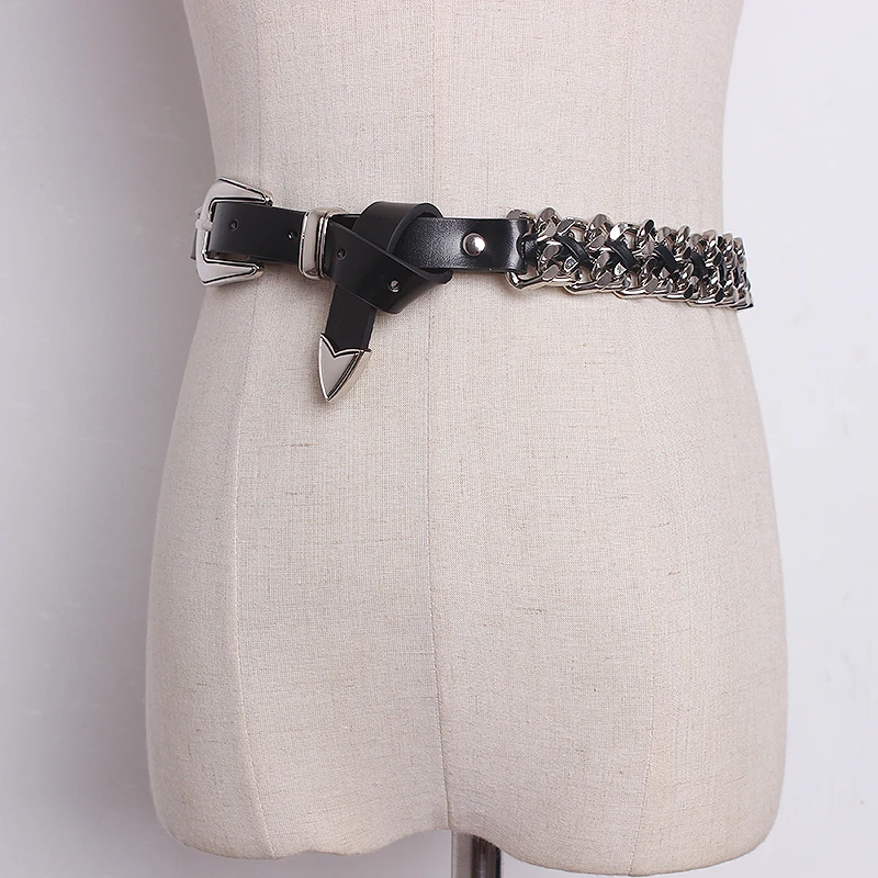 Mulheres Hip Hop Cinto De Meta - Women'S Jeans Accessories Chain avaliação e preço