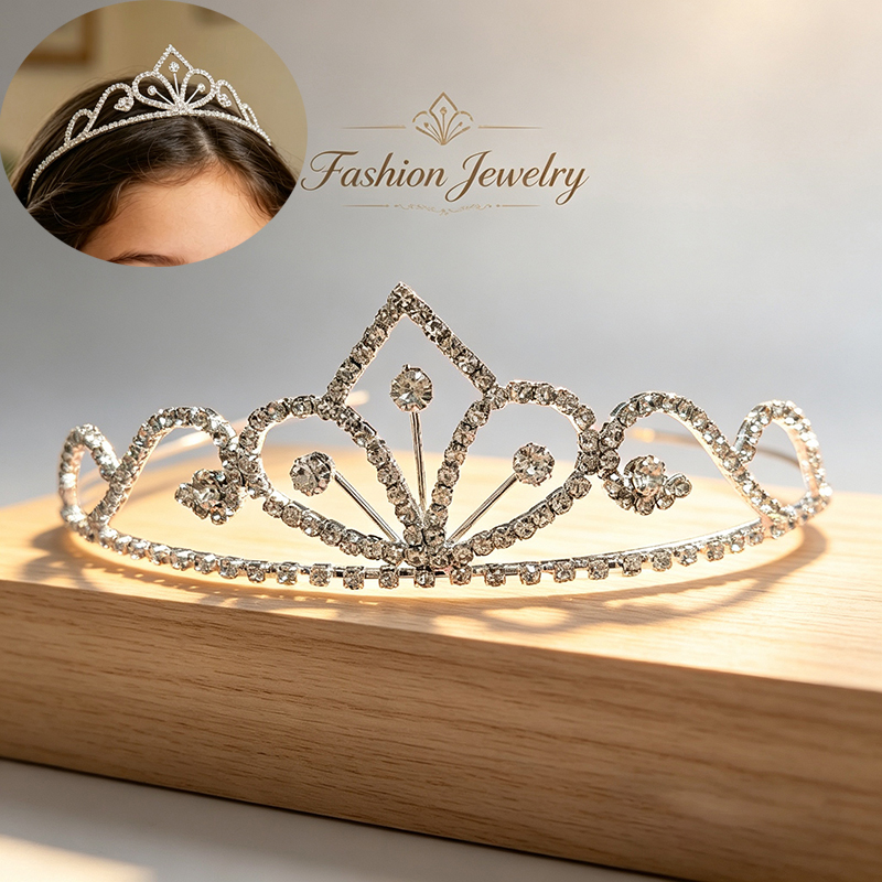Coroa de Noiva em Cor Prata co - Women'S Hair Accessories Wedding avaliação e preço