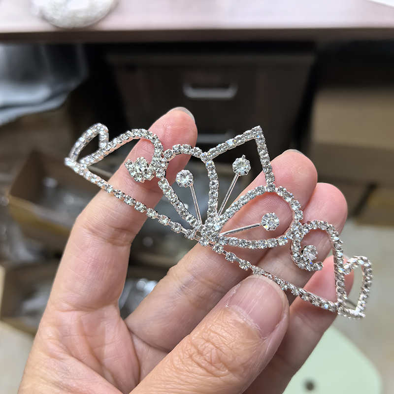 Coroa de Noiva em Cor Prata co - Women'S Hair Accessories Wedding avaliação e preço