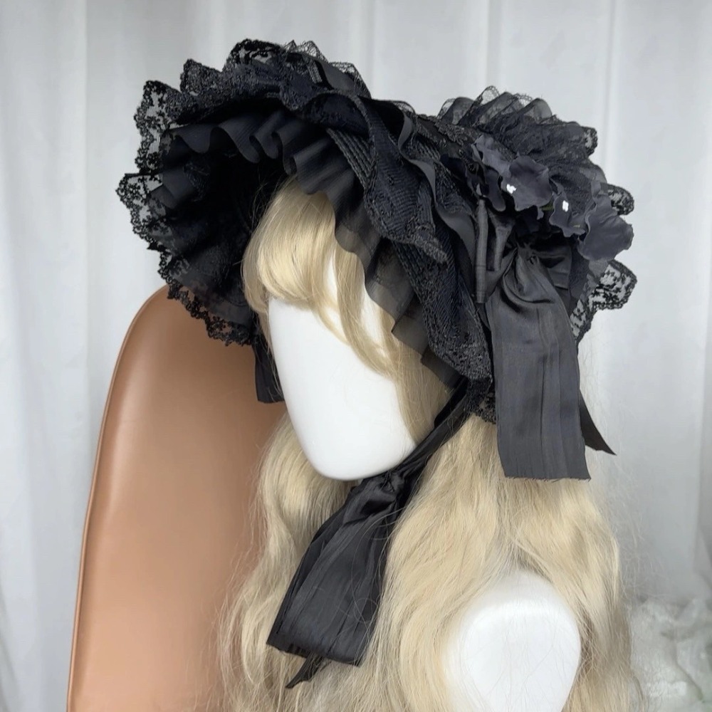 Chapéu de Palha Gótico Lolita  - Women'S Victorian Era Accessories avaliação e preço