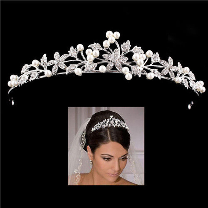 Tiara de cristal para casament - Women'S Hair Accessories Wedding avaliação e preço