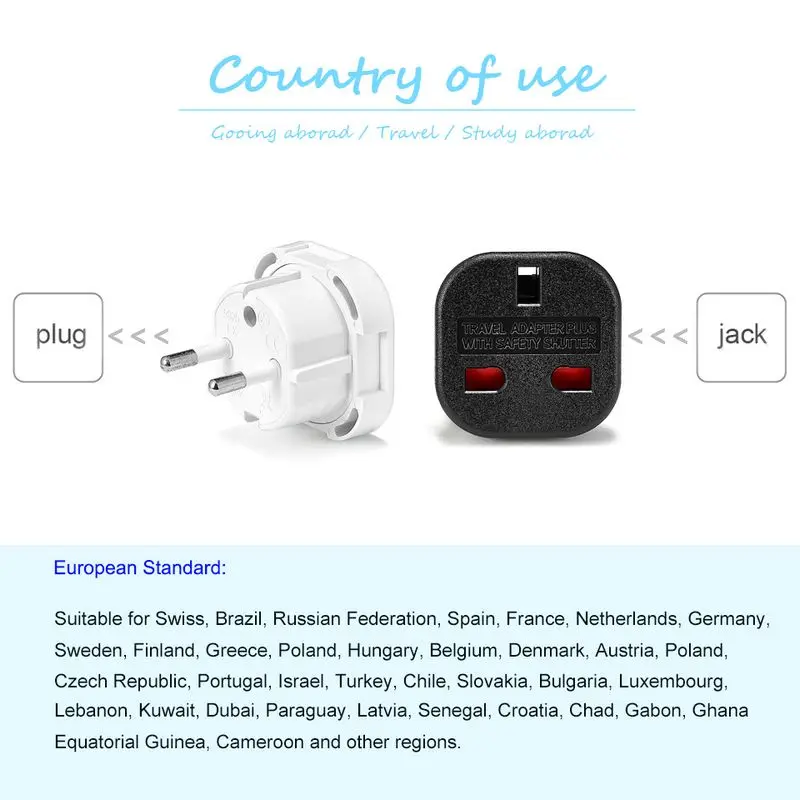 Reino unido para ue euro adapt - Women Accessories In Uk avaliação e preço