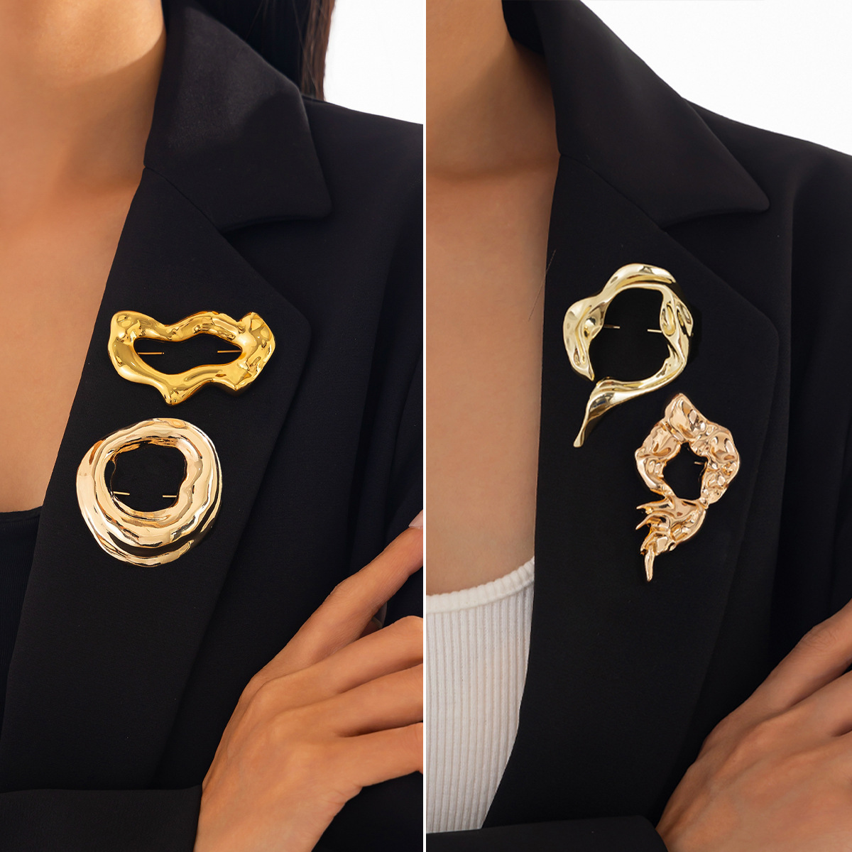 Novos Broches Irregulares da M - Women'S Accessories Jewelry avaliação e preço