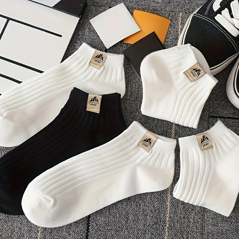 5/10 pares de meias casuais ma - Women'S Ankle Accessories avaliação e preço