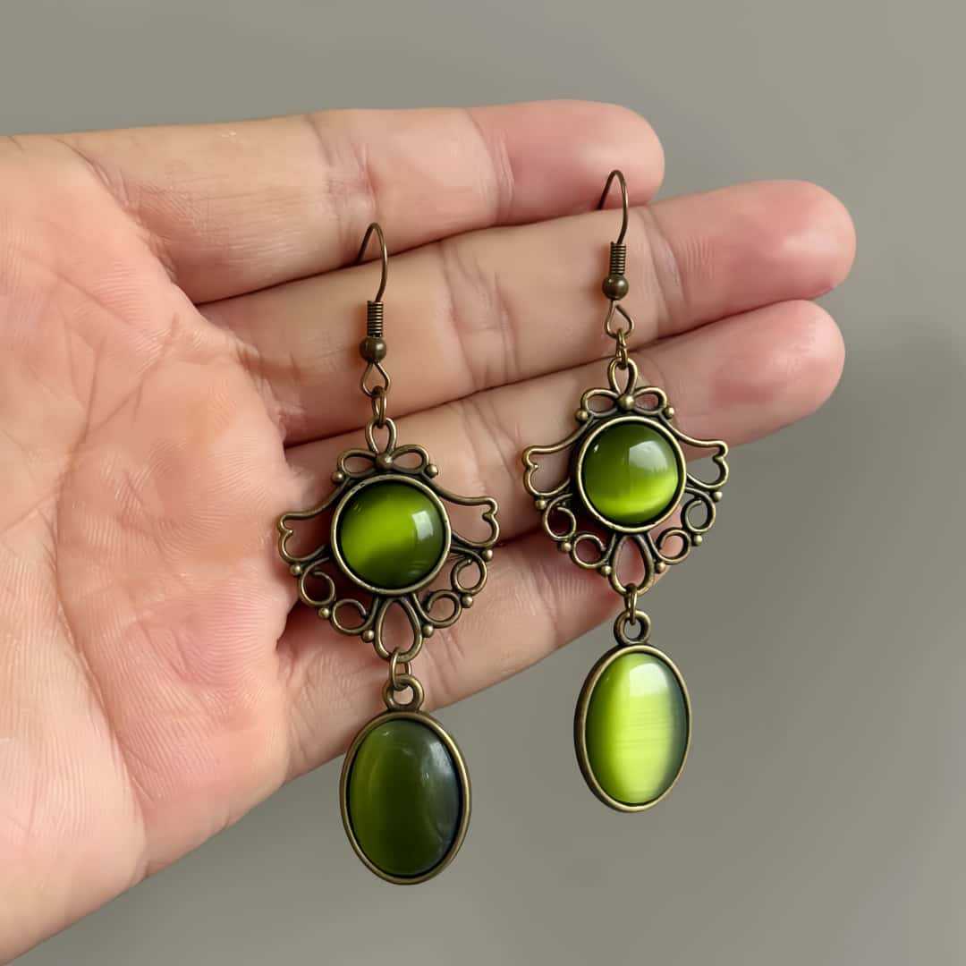 Brincos Pendentes Retrô Vitori - Women'S Victorian Era Accessories avaliação e preço