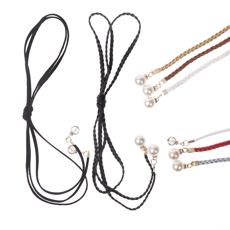 Cinto Pérola Trançado de Couro - Women'S Jeans Accessories Chain avaliação e preço