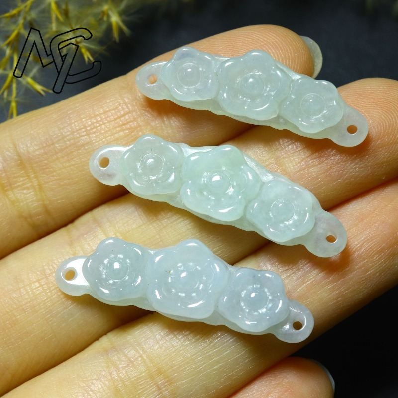 1 peça de Flor de Jadeíta Natu - Women'S Accessories Jewelry avaliação e preço