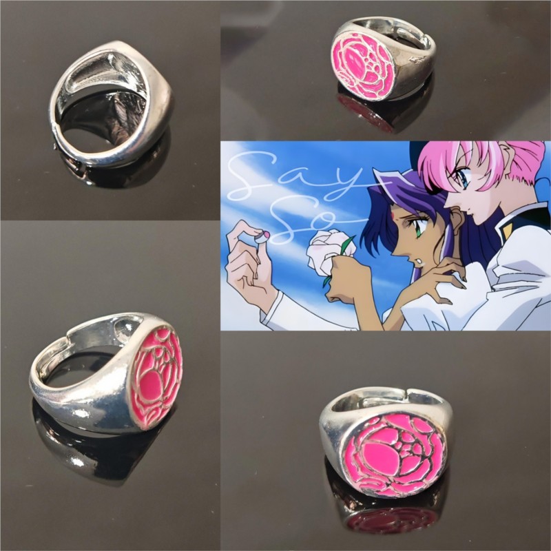 Anel Rosa Pink Tenjou Utena, A - Women Accessories Gift Set avaliação e preço