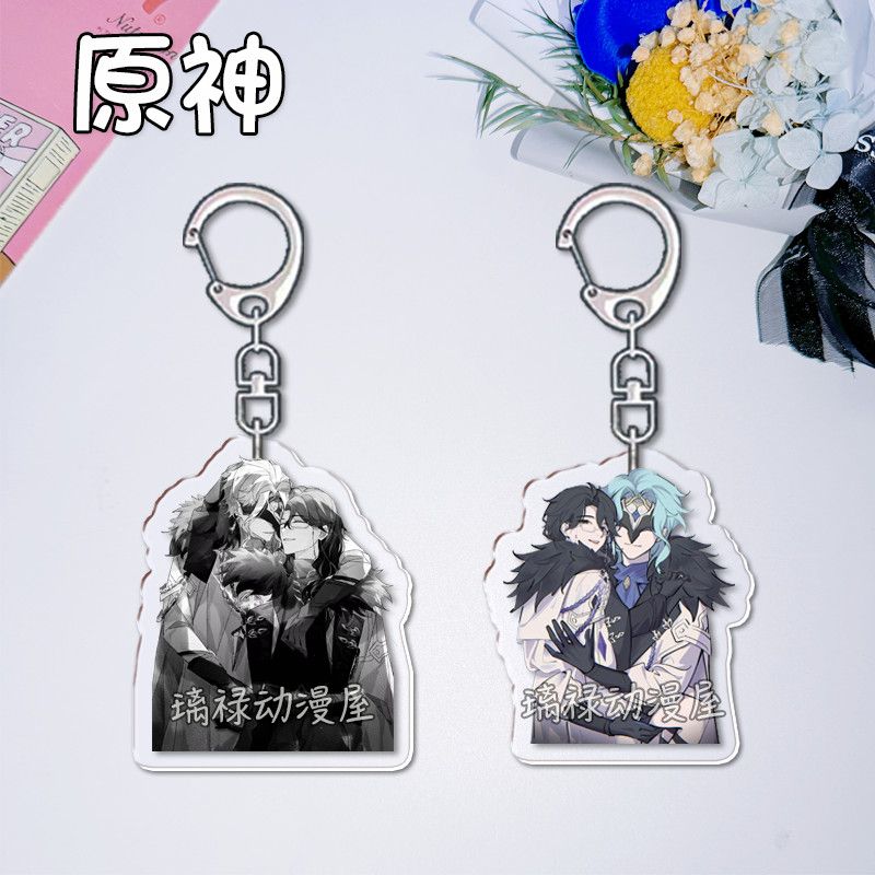 2 peças de chaveiros Genshin I - Women Accessories Bag avaliação e preço