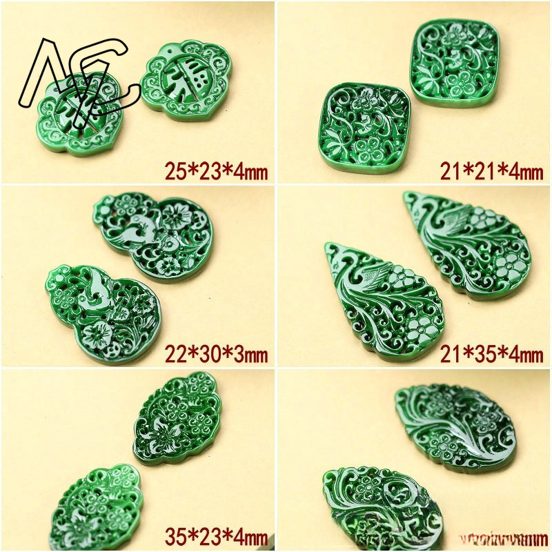 2 Peças DIY Esmeralda Verde Na - Women'S Accessories Jewelry avaliação e preço