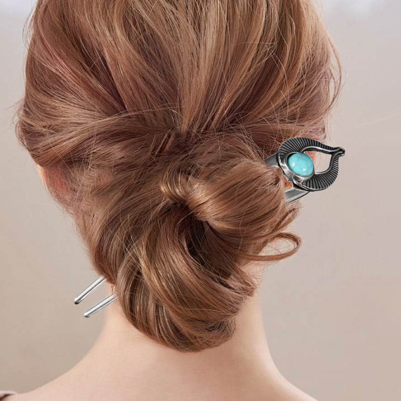Egito turquesa u forma garfo d - Women'S Accessories Jewelry avaliação e preço