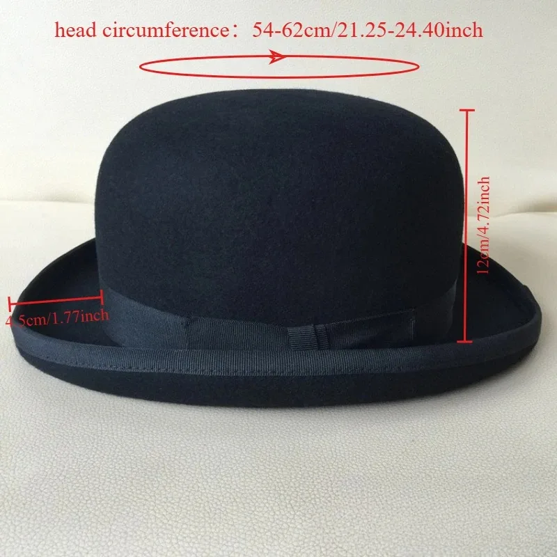 Chapéu Bowler 100% Lã para Hom - Women'S Victorian Era Accessories avaliação e preço