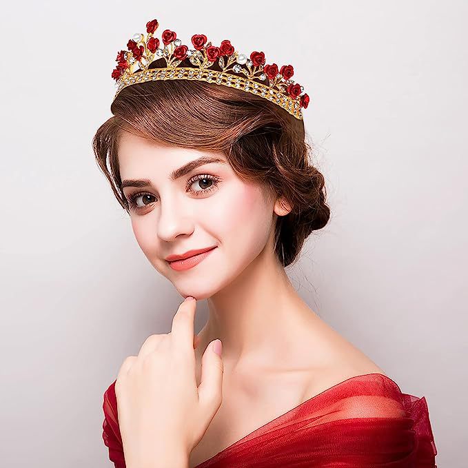 Coroa de Noiva Barroca em Cerâ - Women'S Accessories Jewelry avaliação e preço