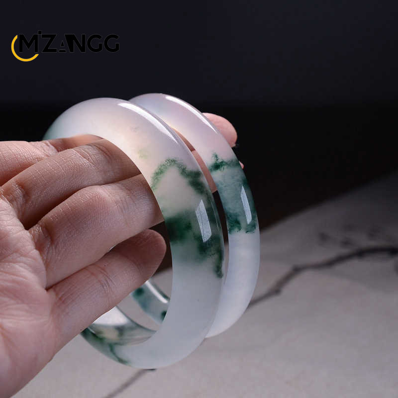 Natural Verde Jadeite Bangle J - Women Accessories For Hand avaliação e preço