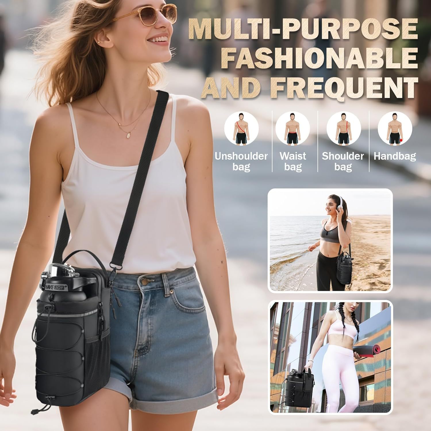 Bolsa transversal portátil mag - Women'S Exercise Accessories avaliação e preço