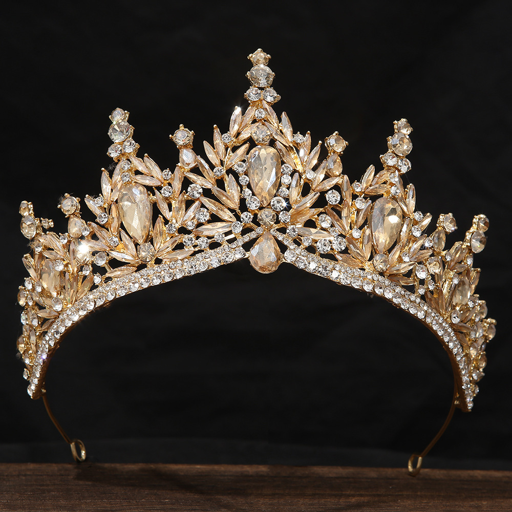 Tiara Elegante Barroca para Mu - Women'S Hair Accessories Wedding avaliação e preço